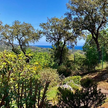 Les Restanques vue mer 5 pers Glycine 2067 Grimaud Extérieur photo