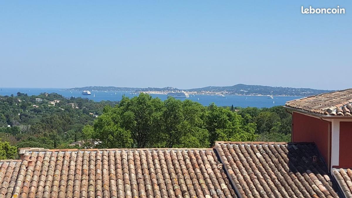 Les Restanques vue mer 5 pers Glycine 2067 Grimaud Extérieur photo